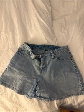 wild fable Light Blue Denim High-Rise Jean Shorts